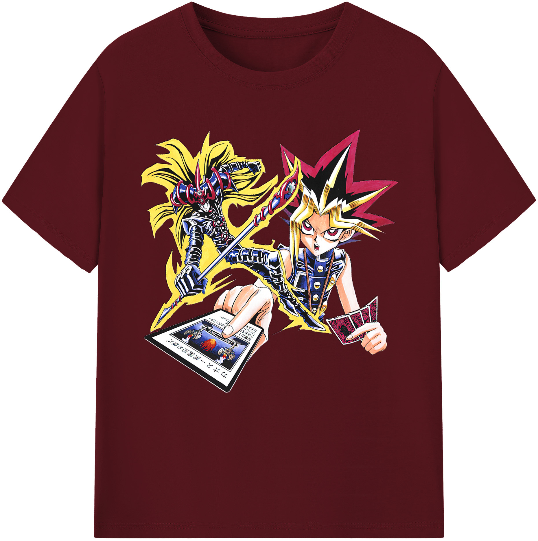 （画像用） 遊☆戯☆王 Yu-Gi-Oh! 綿100％半袖Tシャツ（フロントプリント）